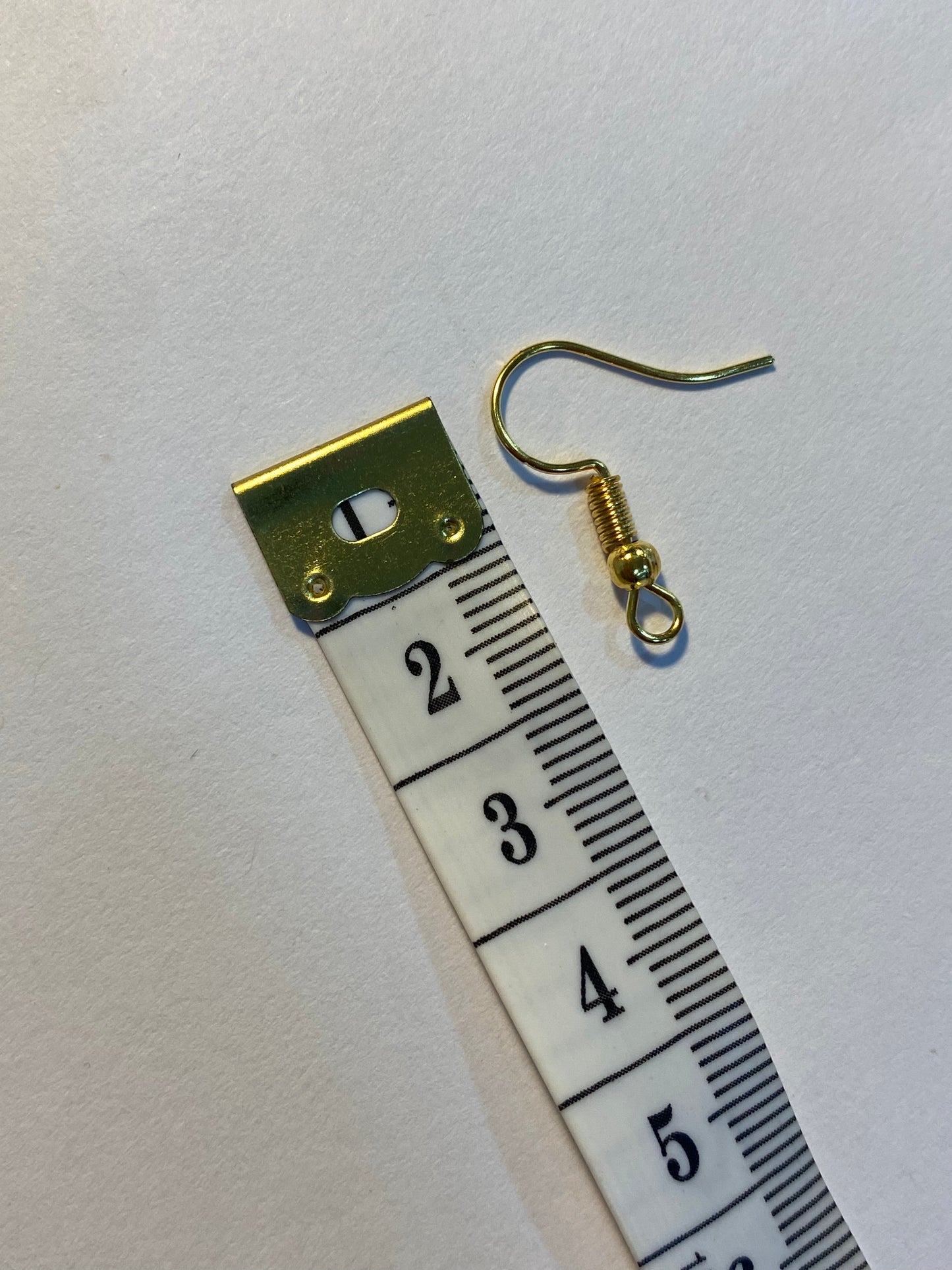 Ganchos para aretes dorados (20 unidades)