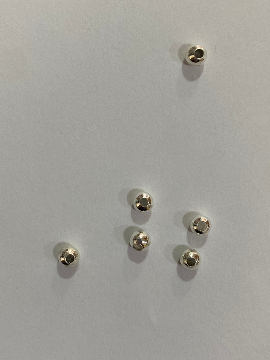 Mini balines plateados (30 unidades)