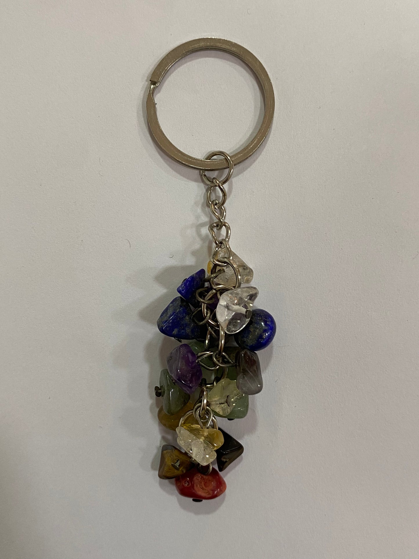 Llavero de piedras colores 7 chakras