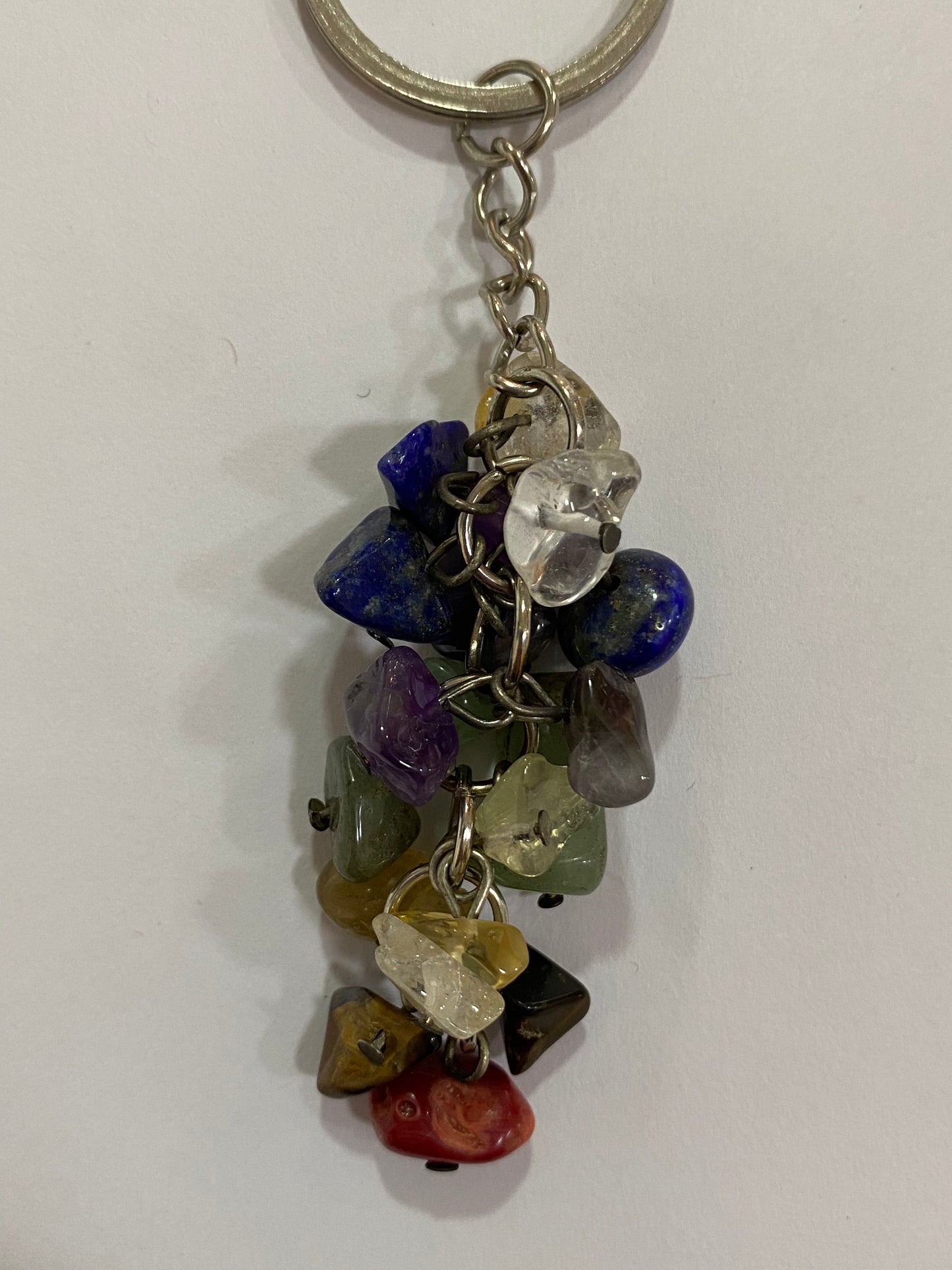 Llavero de piedras colores 7 chakras