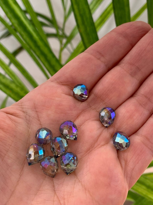 Gotas de puntos de luz tornasol (10 unidades)