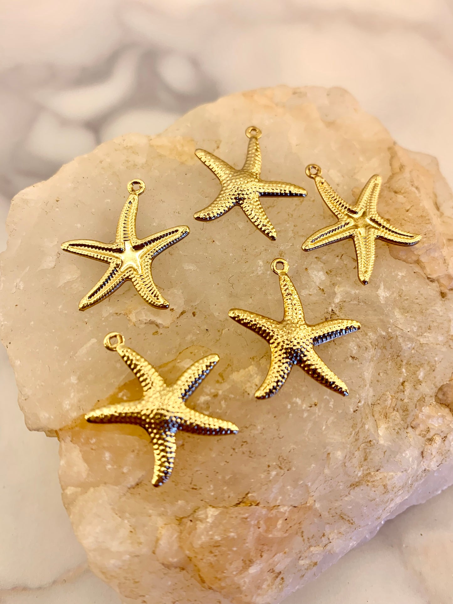 5 Dijes Estrella de Mar Chapado en Oro 18K-$900 la unidad!!