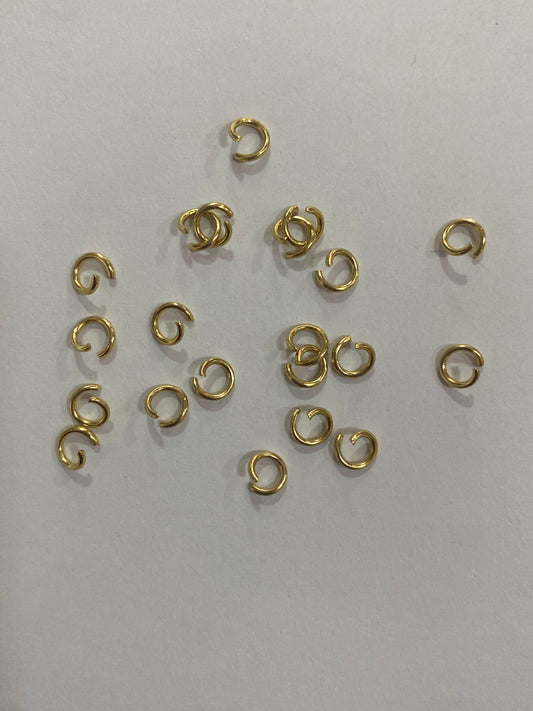 Argolla Bañada en Oro 4,5mm