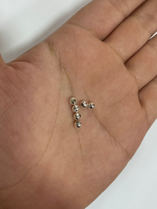 Mini balines plateados (30 unidades)
