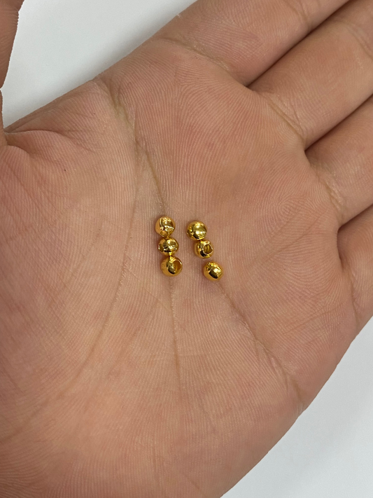 Mini balines dorados (30 unidades)