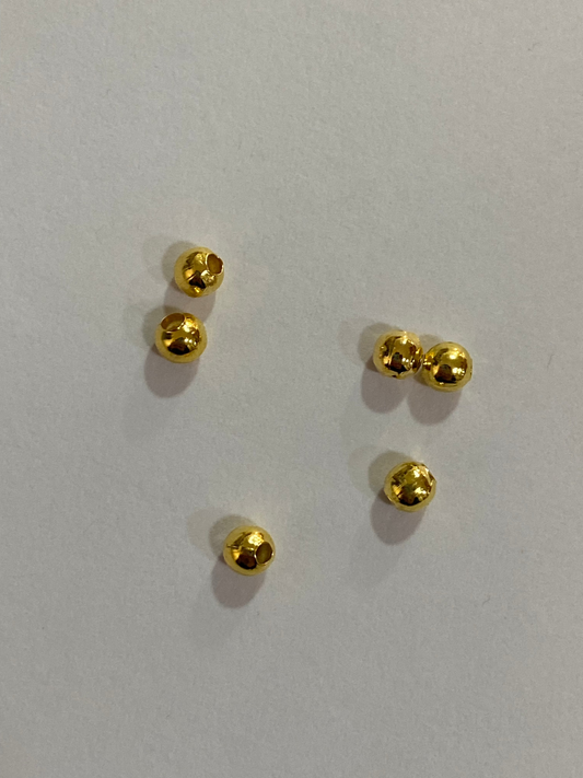 Mini balines dorados (30 unidades)