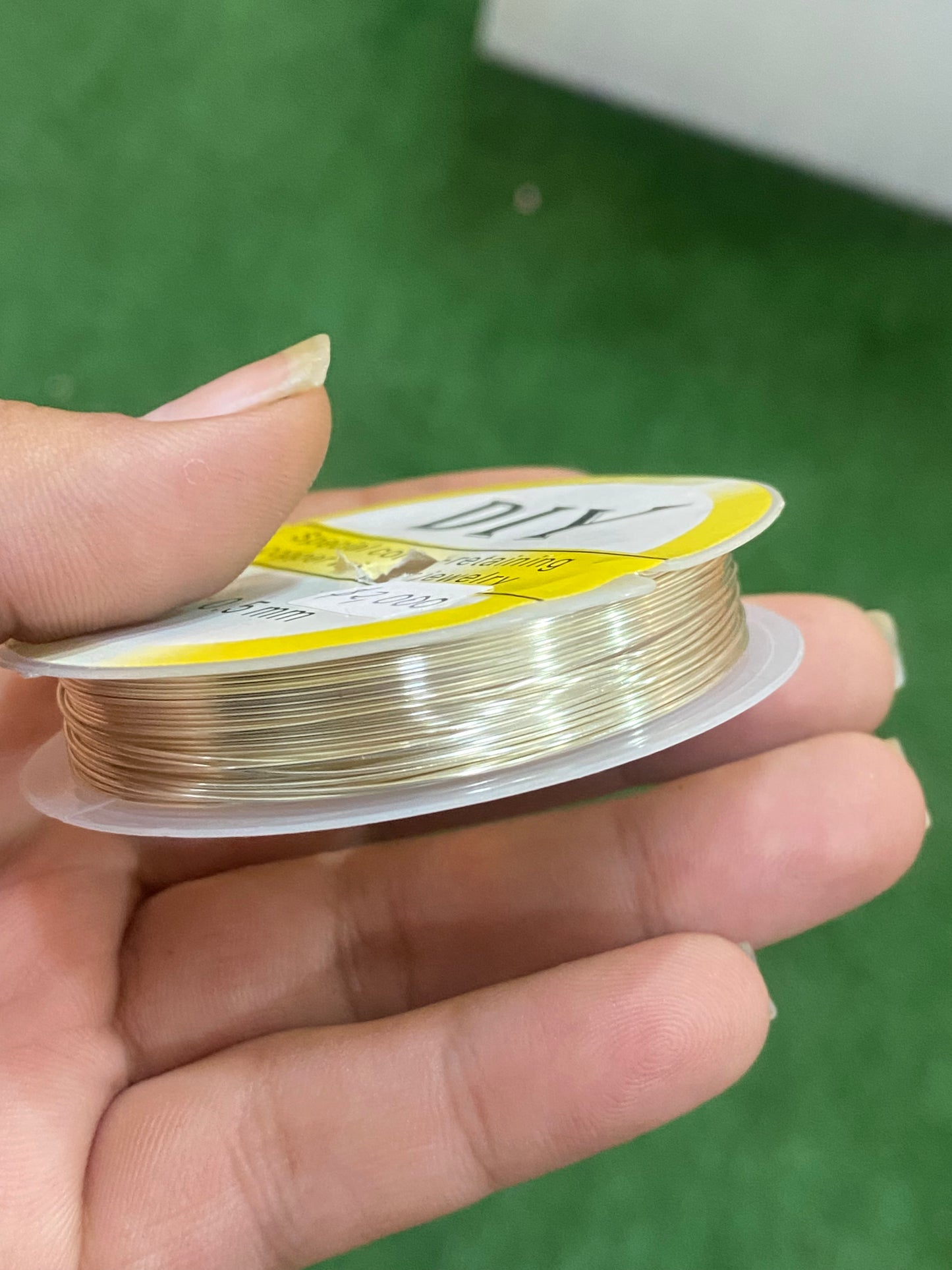 Hilo Metálico Dorado 0,5 mm