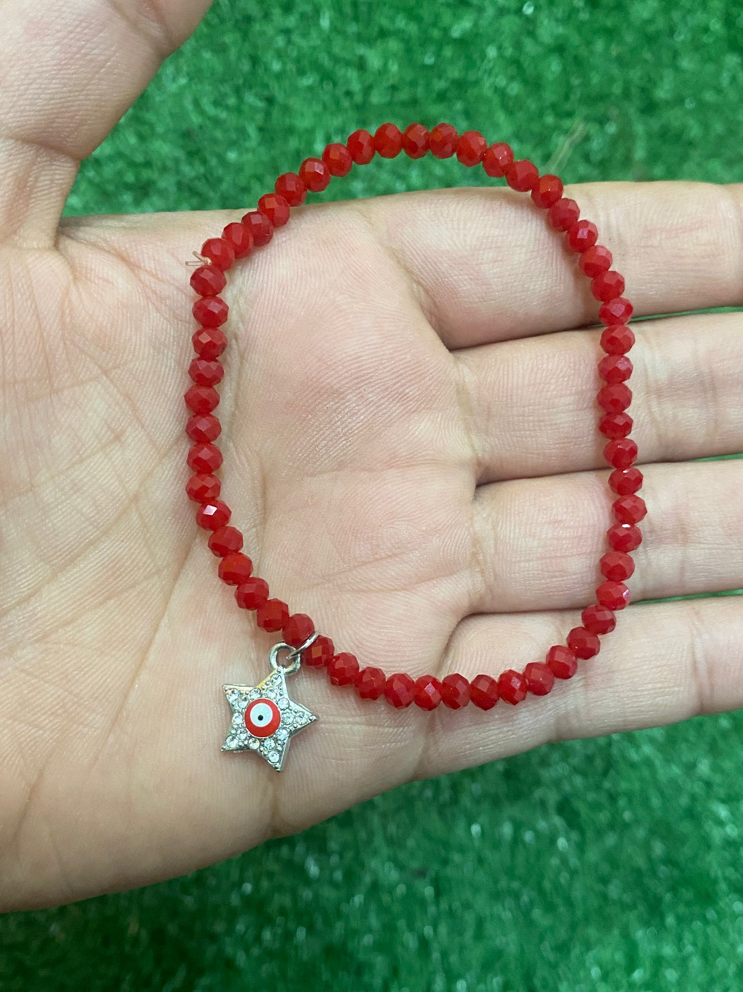 Pack de 3 pulseras rojas elásticas
