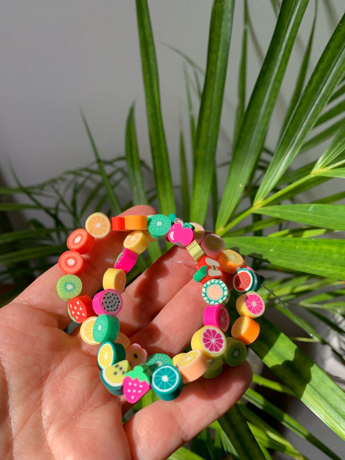 Cuentas de frutas en material fimo (40 unidades)